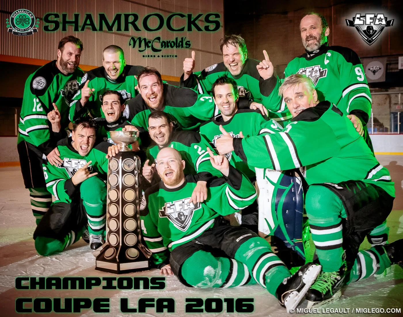 Shamrocks champions 2015-2016